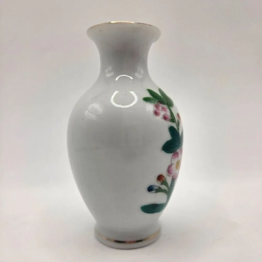 Vintage Chinese Miniature Porcelain Vase 4